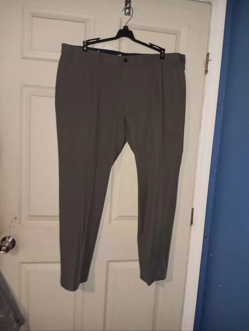 Lauren Ralph Lauren Black Label Grey Dress Slacks 42 X 30 Stretch